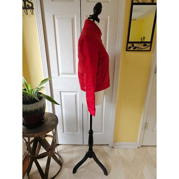 Vintage Paul Frank Womens Jacket, Moto Jacket, Winter Jacket, RARE, Red, Size XS - Picture 4 of 11
